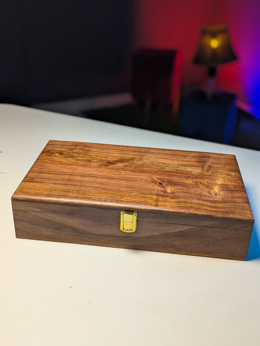 Handmade Wooden Watch Organizer Box - for 10 Watches